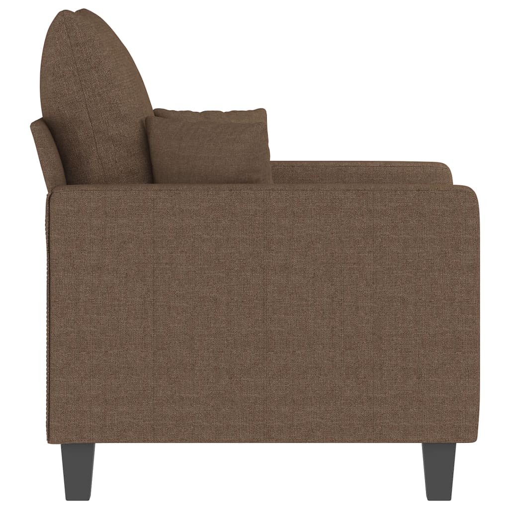 Fauteuil Marron 60 cm Tissu - XIOS