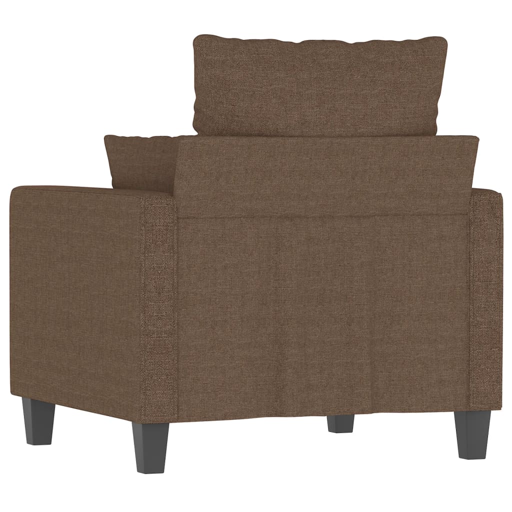 Fauteuil Marron 60 cm Tissu - XIOS