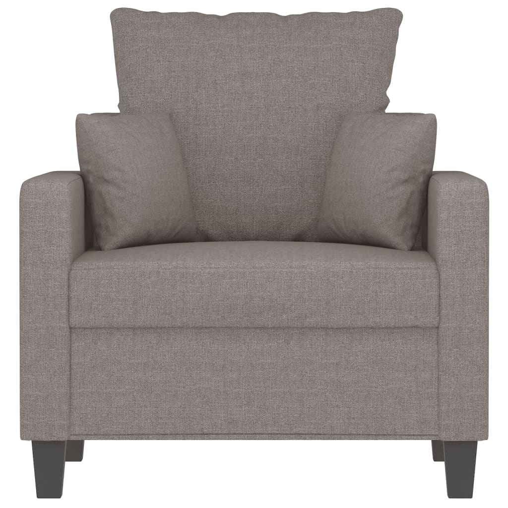 Fauteuil Taupe 60 cm Tissu - XIOS