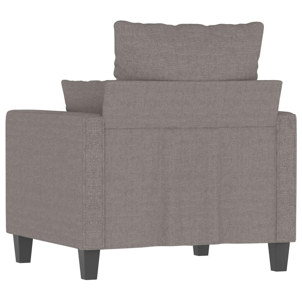 Fauteuil Taupe 60 cm Tissu - XIOS