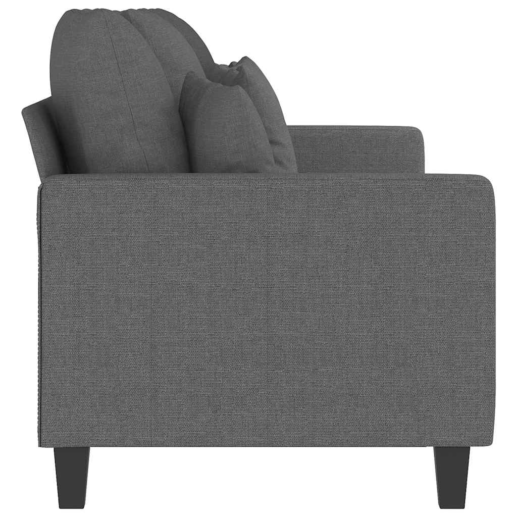Canapé à 3 places Gris foncé 180 cm Tissu - XIOS