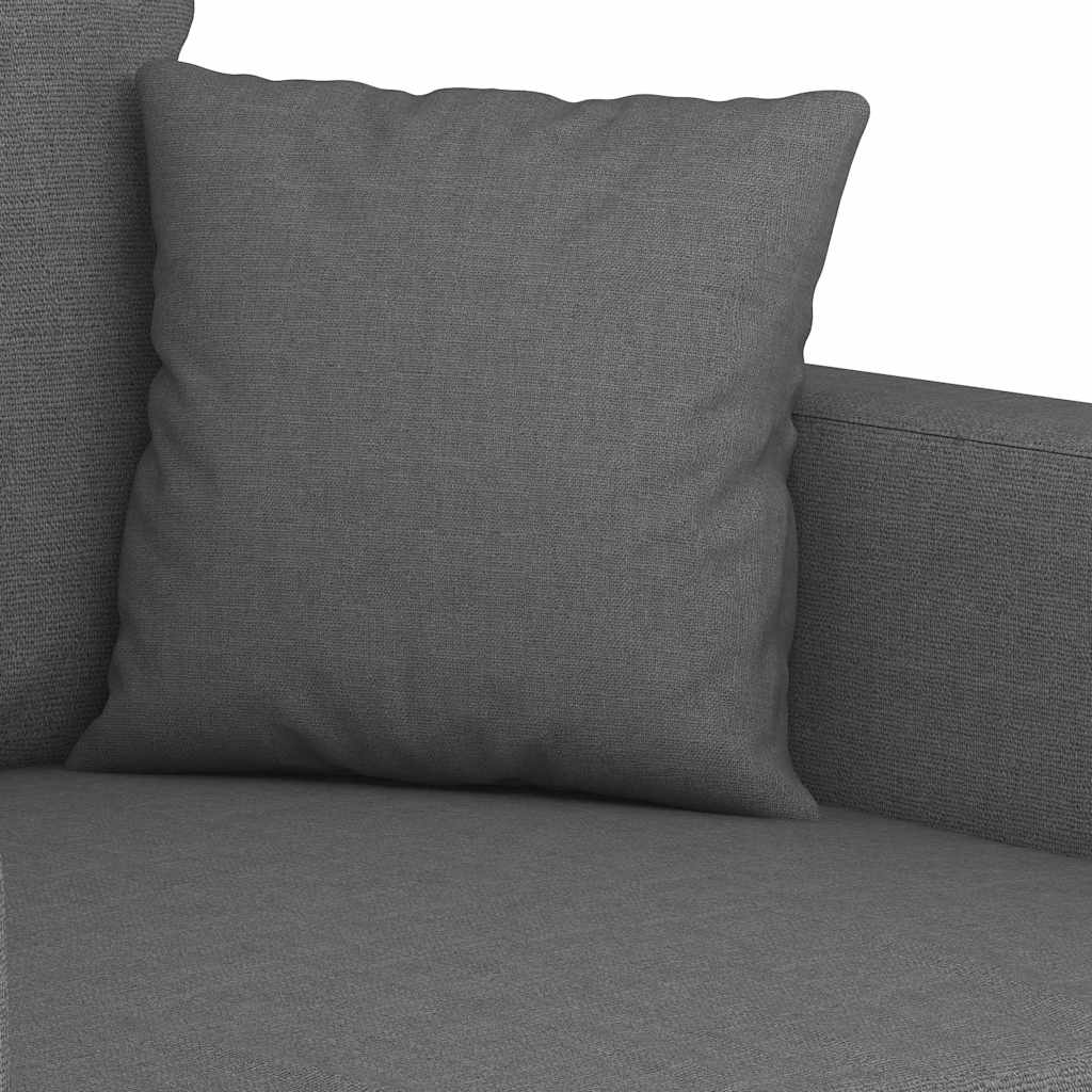 Canapé à 3 places Gris foncé 180 cm Tissu - XIOS
