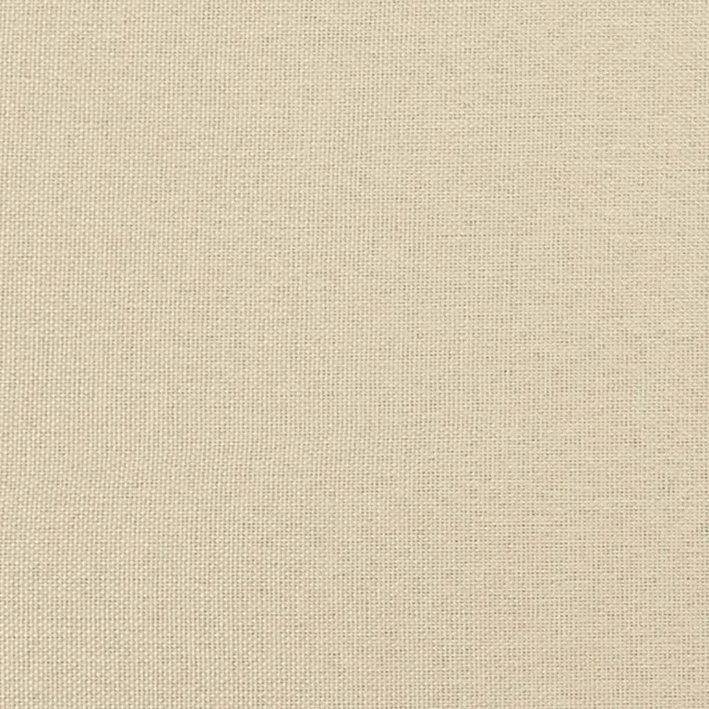 Canapé à 3 places Crème 180 cm Tissu - XIOS