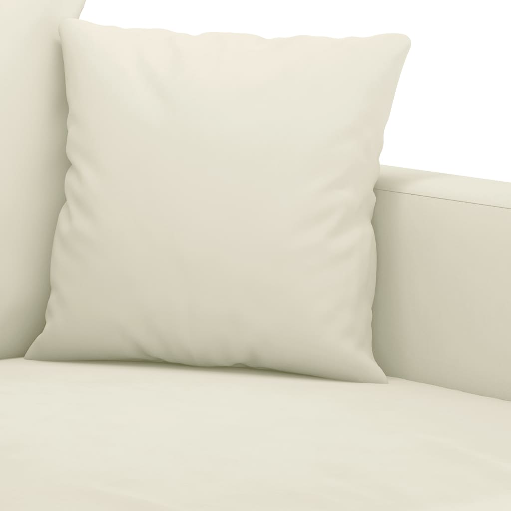 Fauteuil Crème 60 cm Velours - XIOS