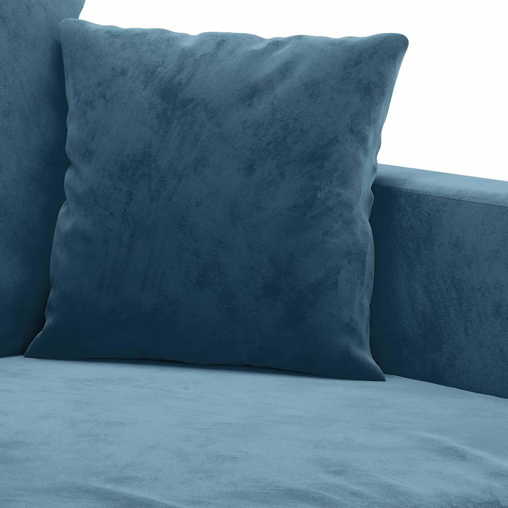 Fauteuil Bleu 60 cm Velours - XIOS