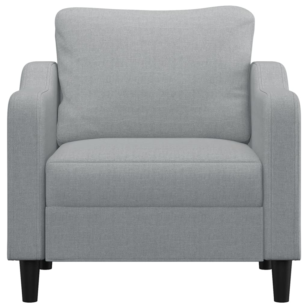 Fauteuil Gris clair 60 cm Tissu - XIOS