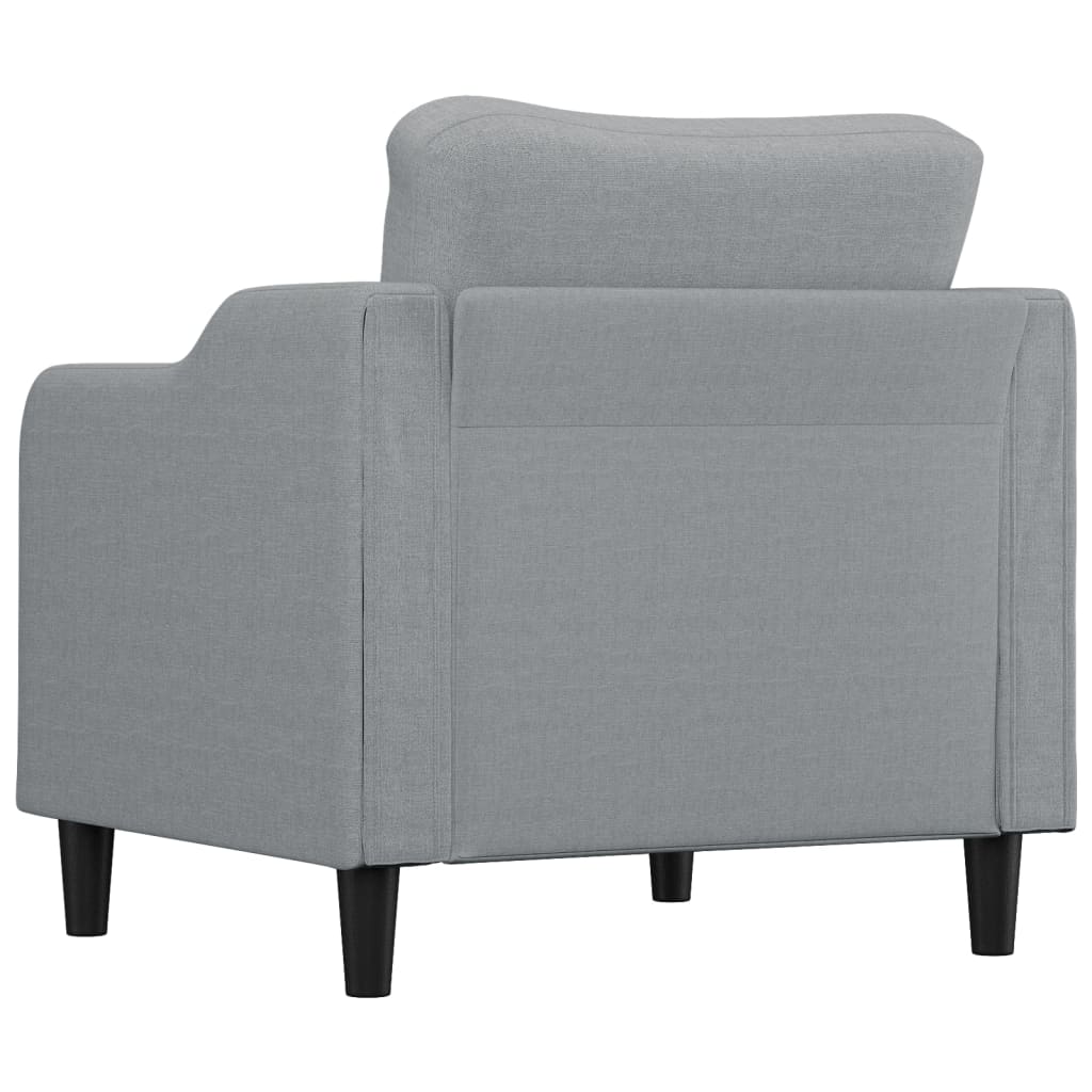 Fauteuil Gris clair 60 cm Tissu - XIOS