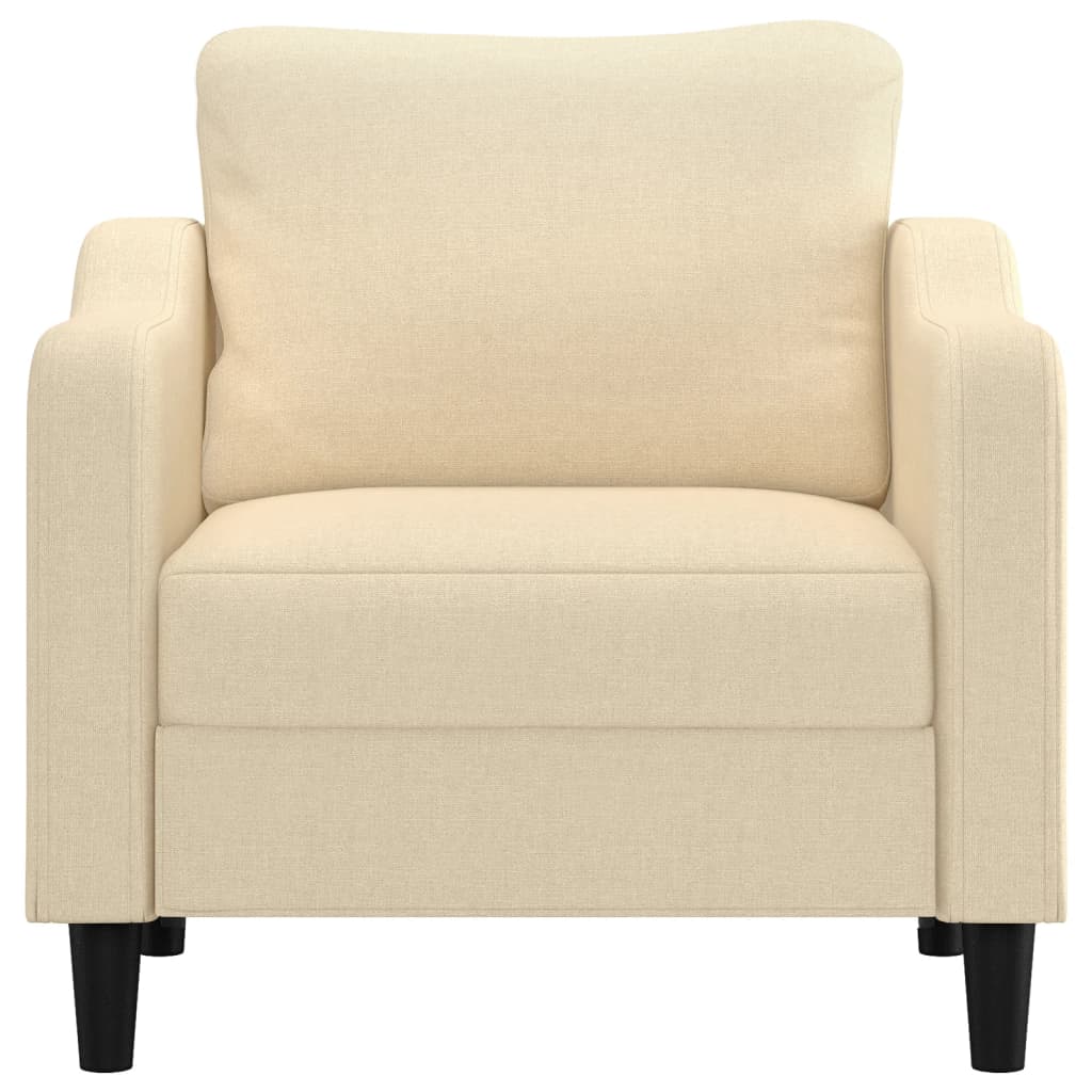 Fauteuil Crème 60 cm Tissu - XIOS