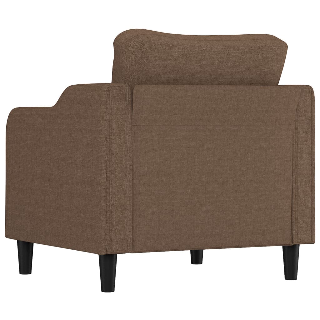 Fauteuil Marron 60 cm Tissu - XIOS
