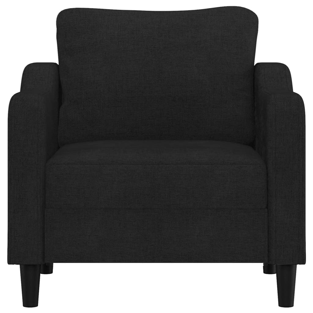 Fauteuil Noir 60 cm Tissu - XIOS