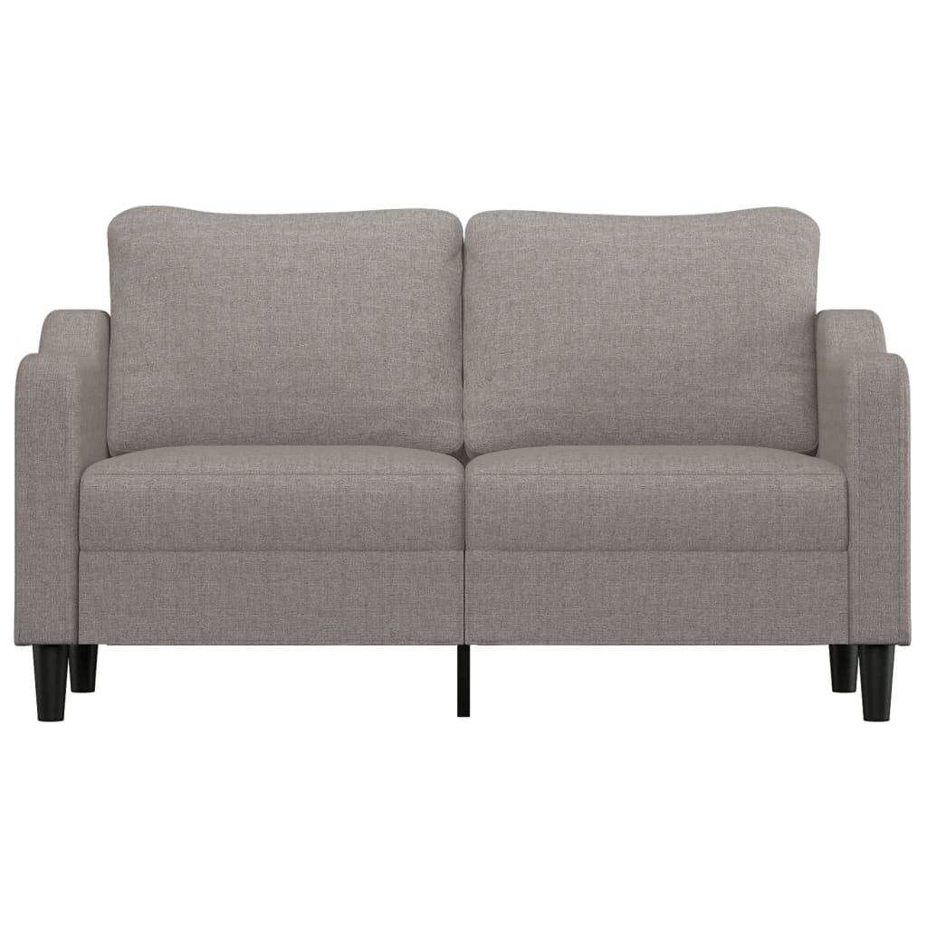 Canapé à 2 places Taupe 140 cm Tissu - XIOS