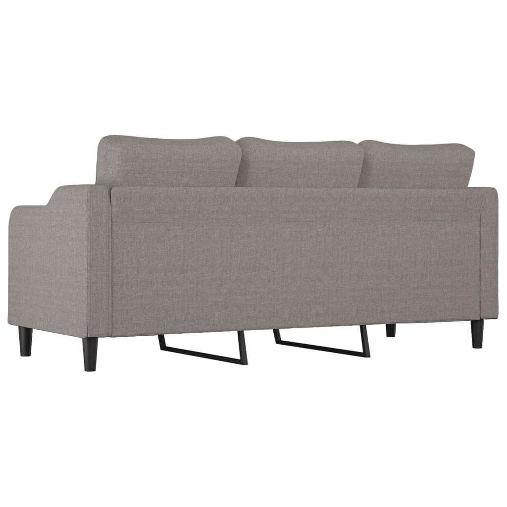 Canapé à 3 places Taupe 180 cm Tissu - XIOS