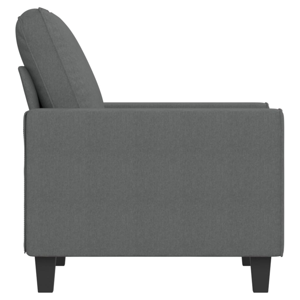 Fauteuil Gris foncé 60 cm Tissu - XIOS