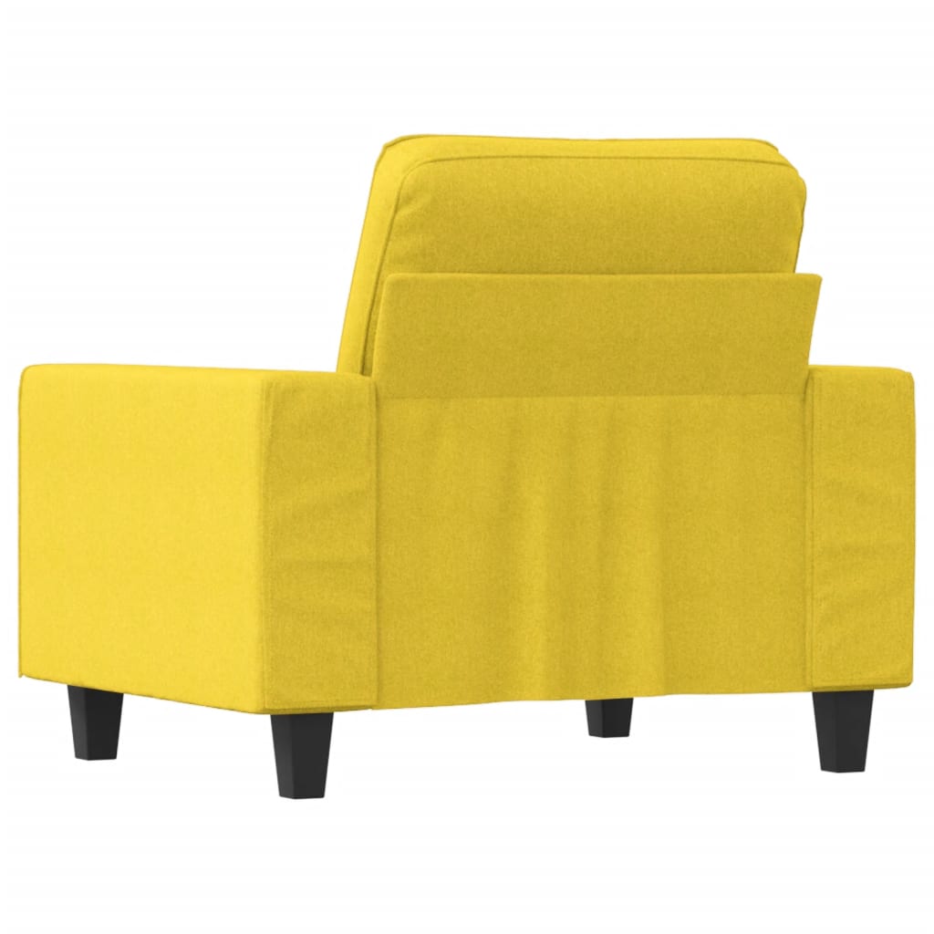 Fauteuil Jaune clair 60 cm Tissu