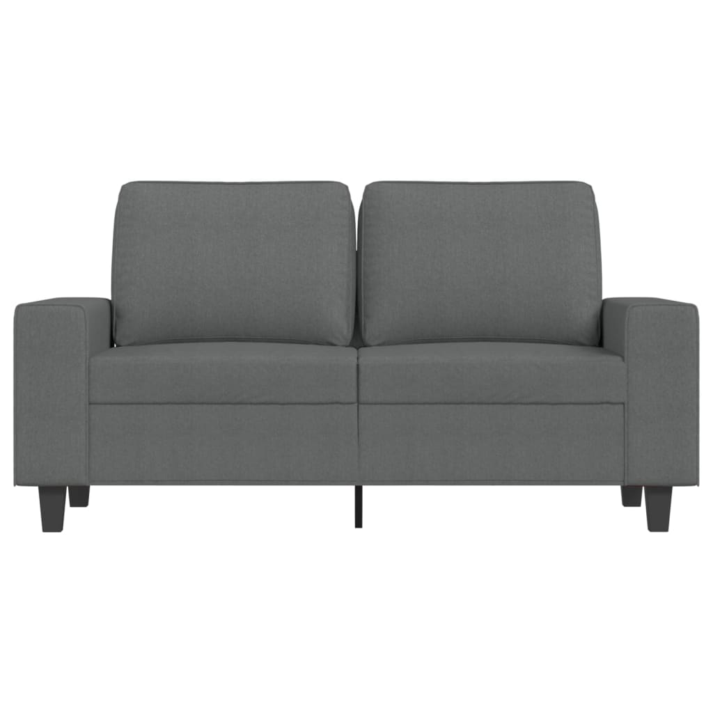 Canapé à 2 places Gris foncé 120 cm Tissu - XIOS