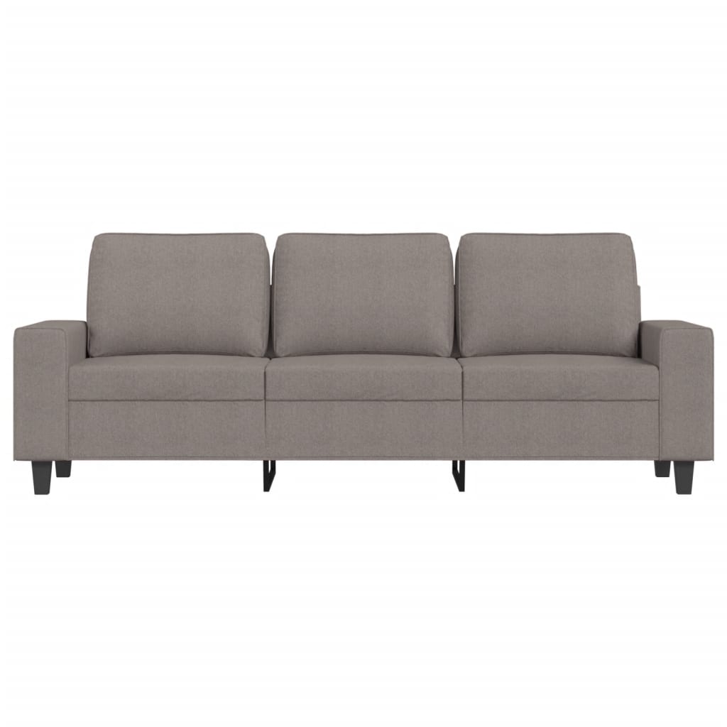 Canapé à 3 places Taupe 180 cm Tissu - XIOS