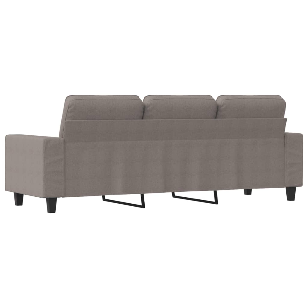 Canapé à 3 places Taupe 180 cm Tissu - XIOS