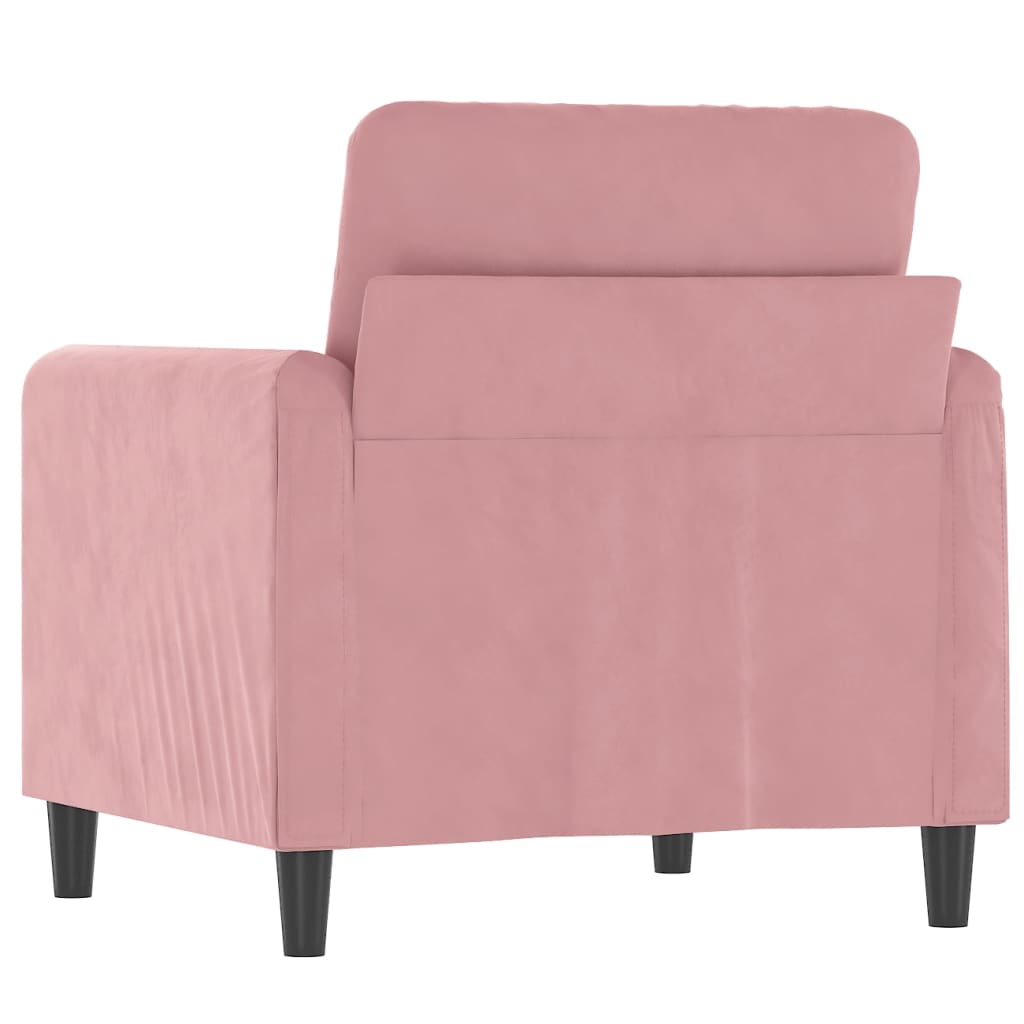 Fauteuil Rose 60 cm Velours - XIOS