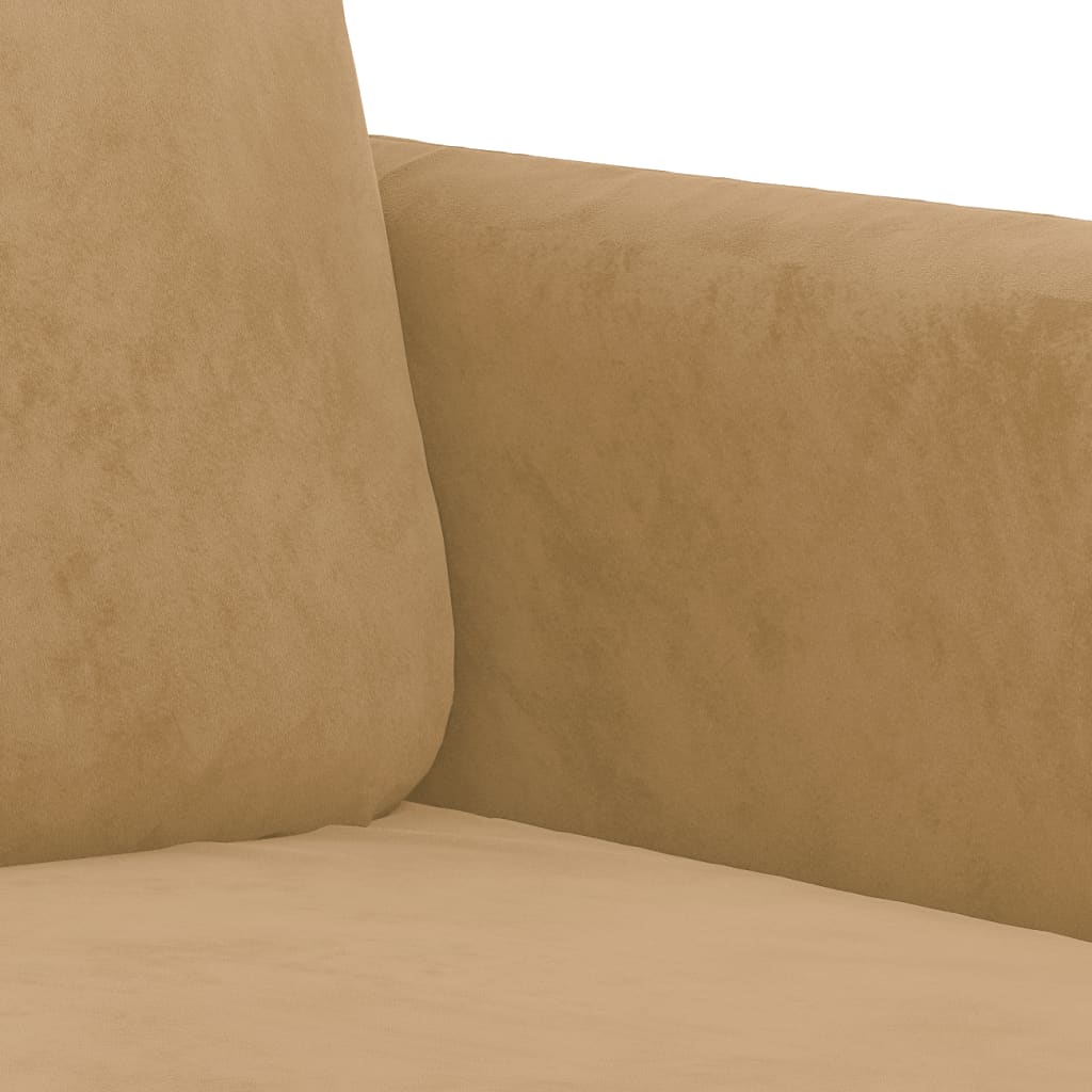 Fauteuil Marron 60 cm Velours - XIOS