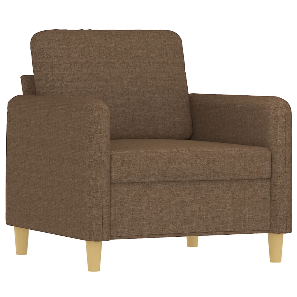 Fauteuil Marron 60 cm Tissu - XIOS