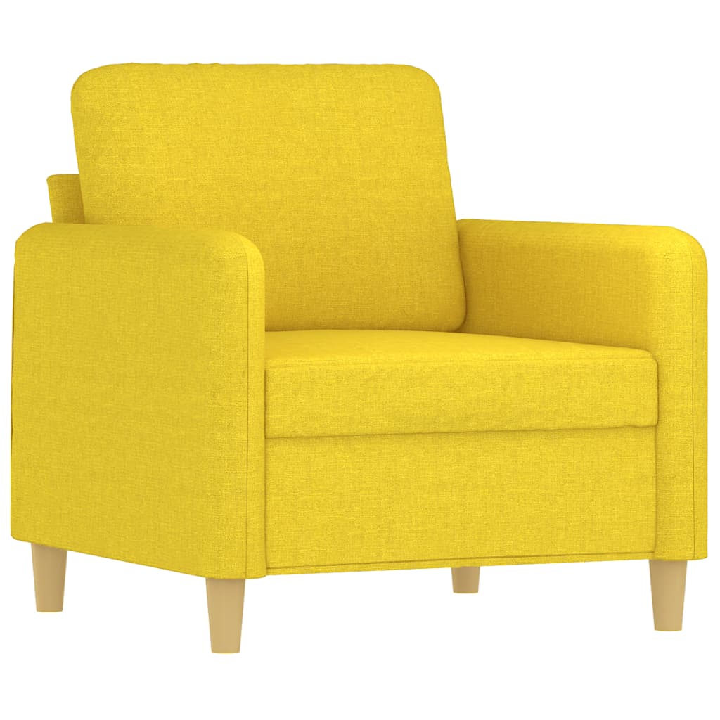 Fauteuil Jaune clair 60 cm Tissu - XIOS