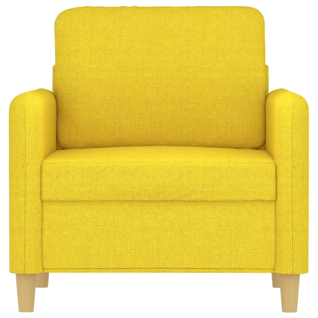 Fauteuil Jaune clair 60 cm Tissu - XIOS
