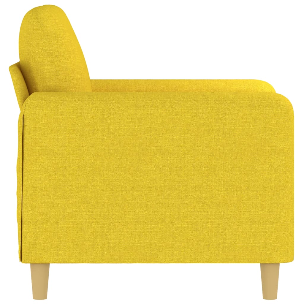 Fauteuil Jaune clair 60 cm Tissu - XIOS