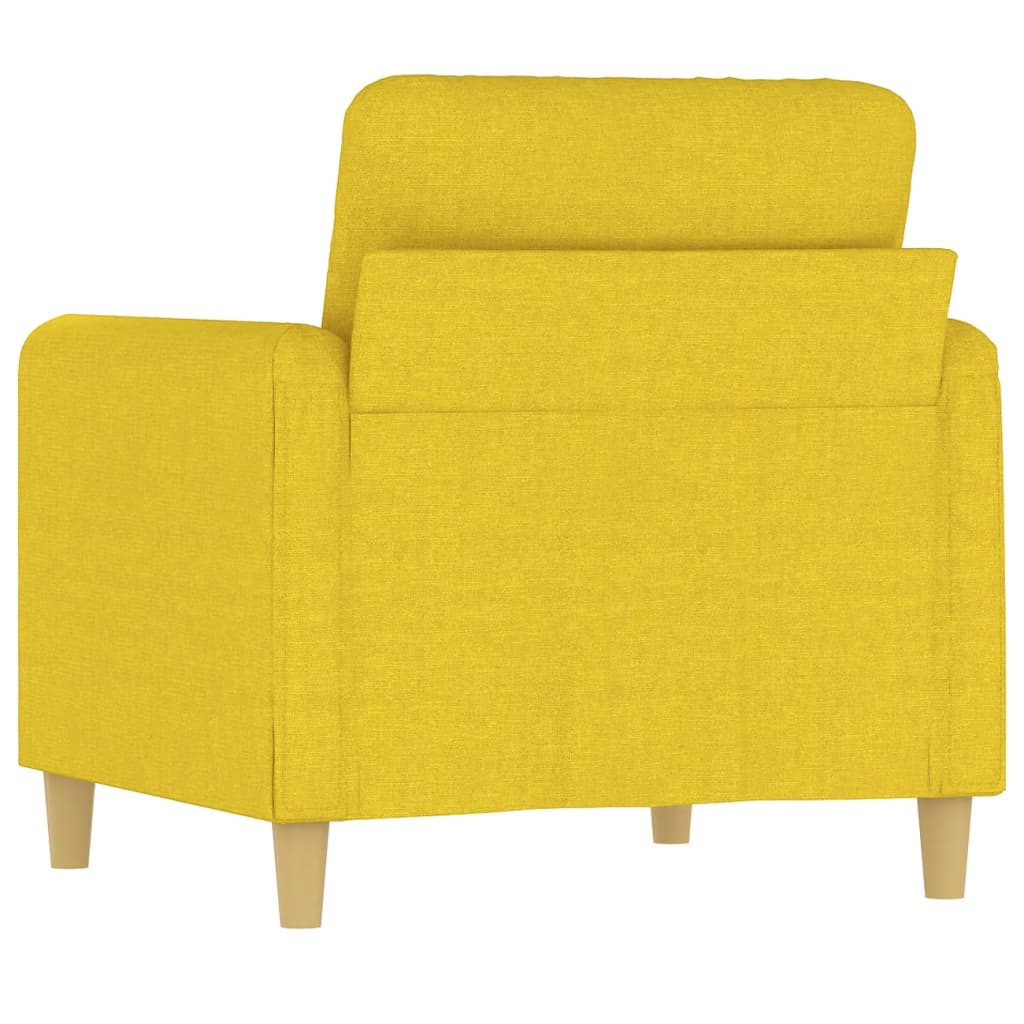 Fauteuil Jaune clair 60 cm Tissu - XIOS