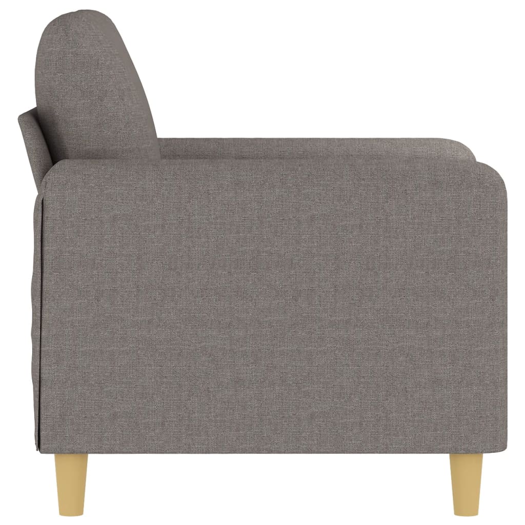 Fauteuil Taupe 60 cm Tissu - XIOS