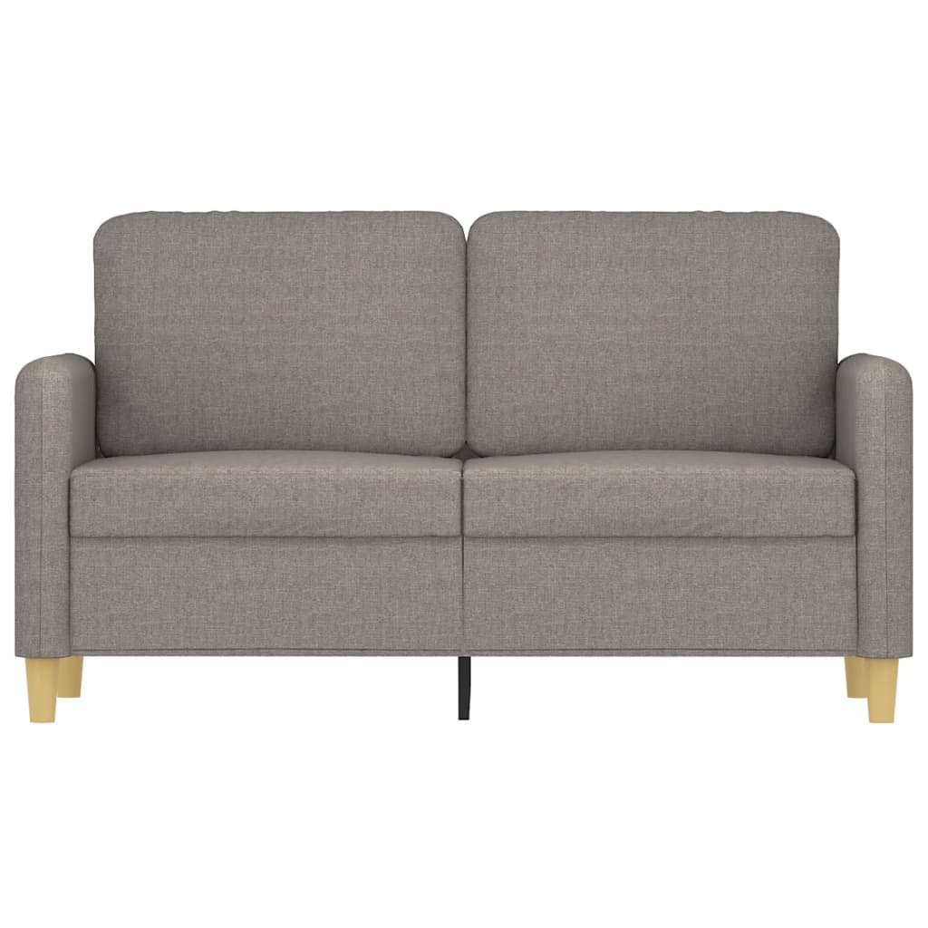 Canapé à 2 places Taupe 120 cm Tissu - XIOS