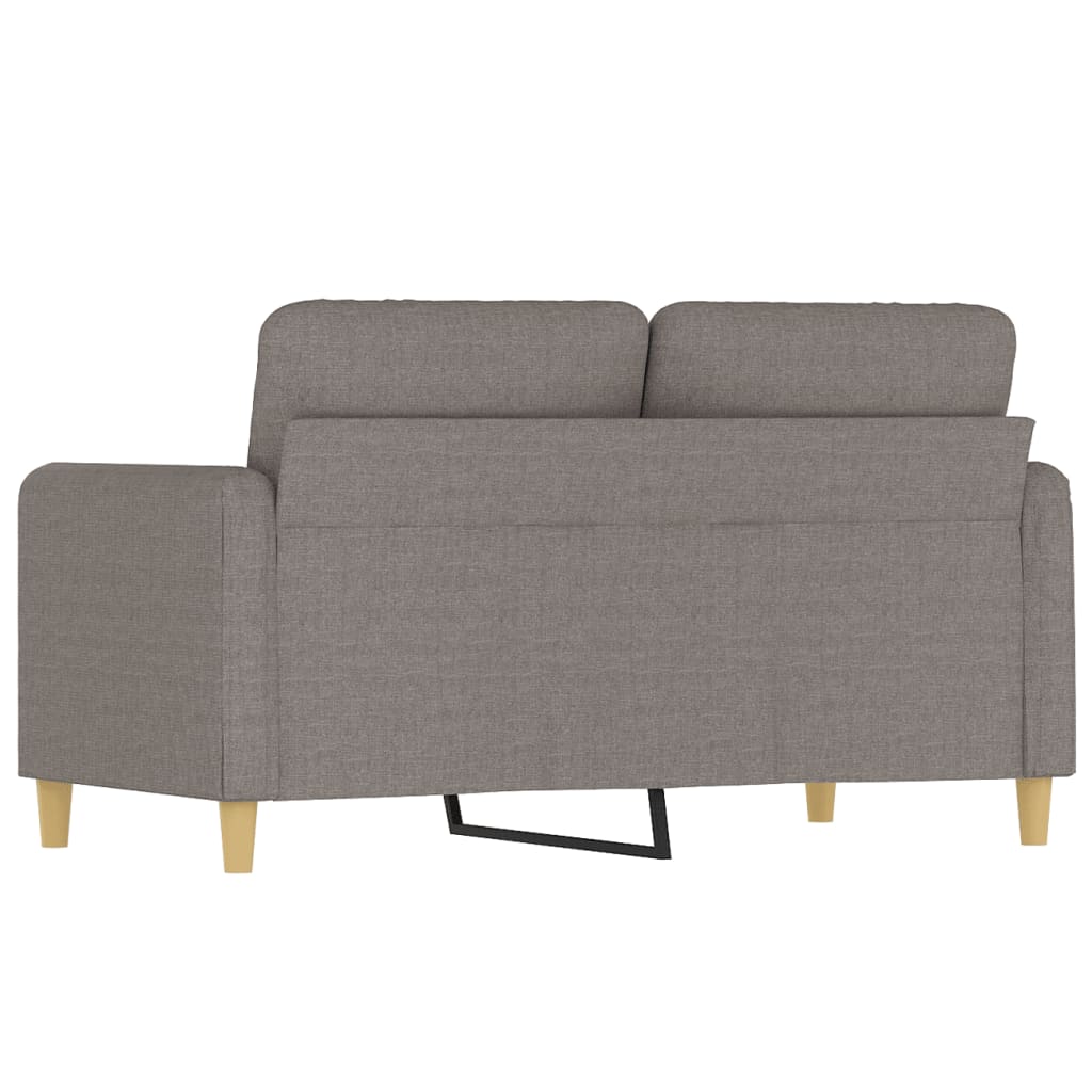 Canapé à 2 places Taupe 120 cm Tissu - XIOS