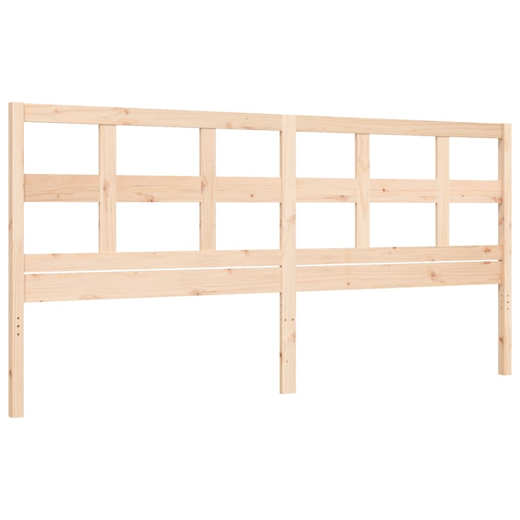Cadre de lit sans matelas 200x200 cm bois massif - XIOS