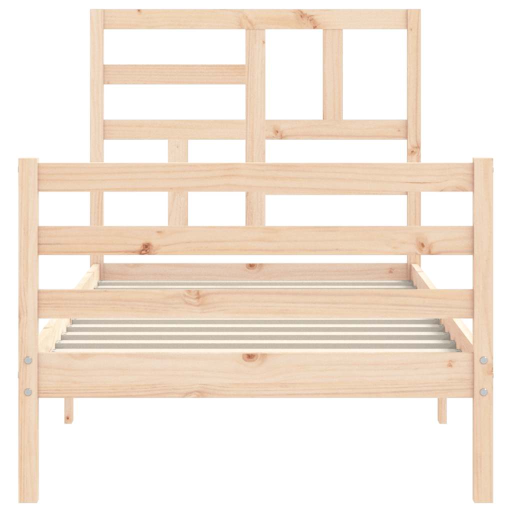 Cadre de lit sans matelas bois massif - XIOS