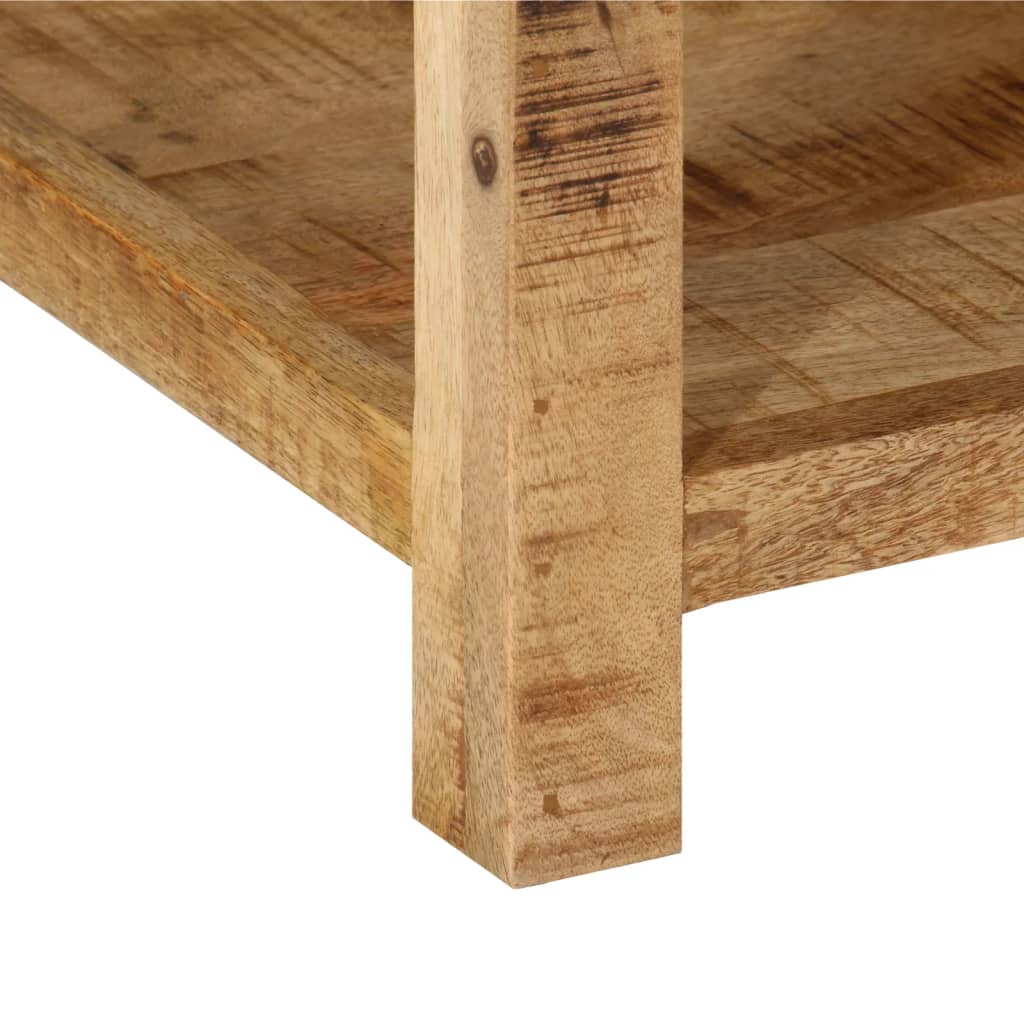 Table de chevet 40x40x50 cm bois de manguier massif - XIOS