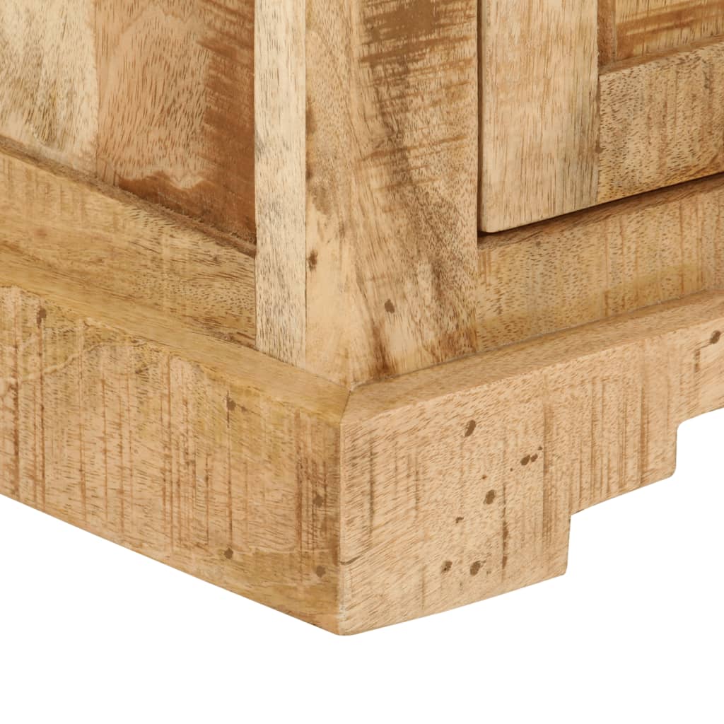 Table de chevet 40x35x50 cm bois de manguier massif - XIOS
