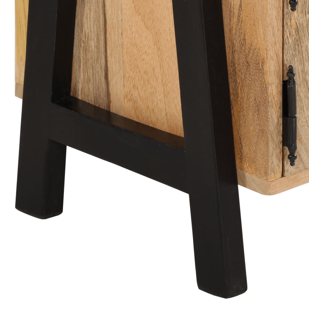 Meuble TV 110x35x40 cm bois massif de manguier - XIOS