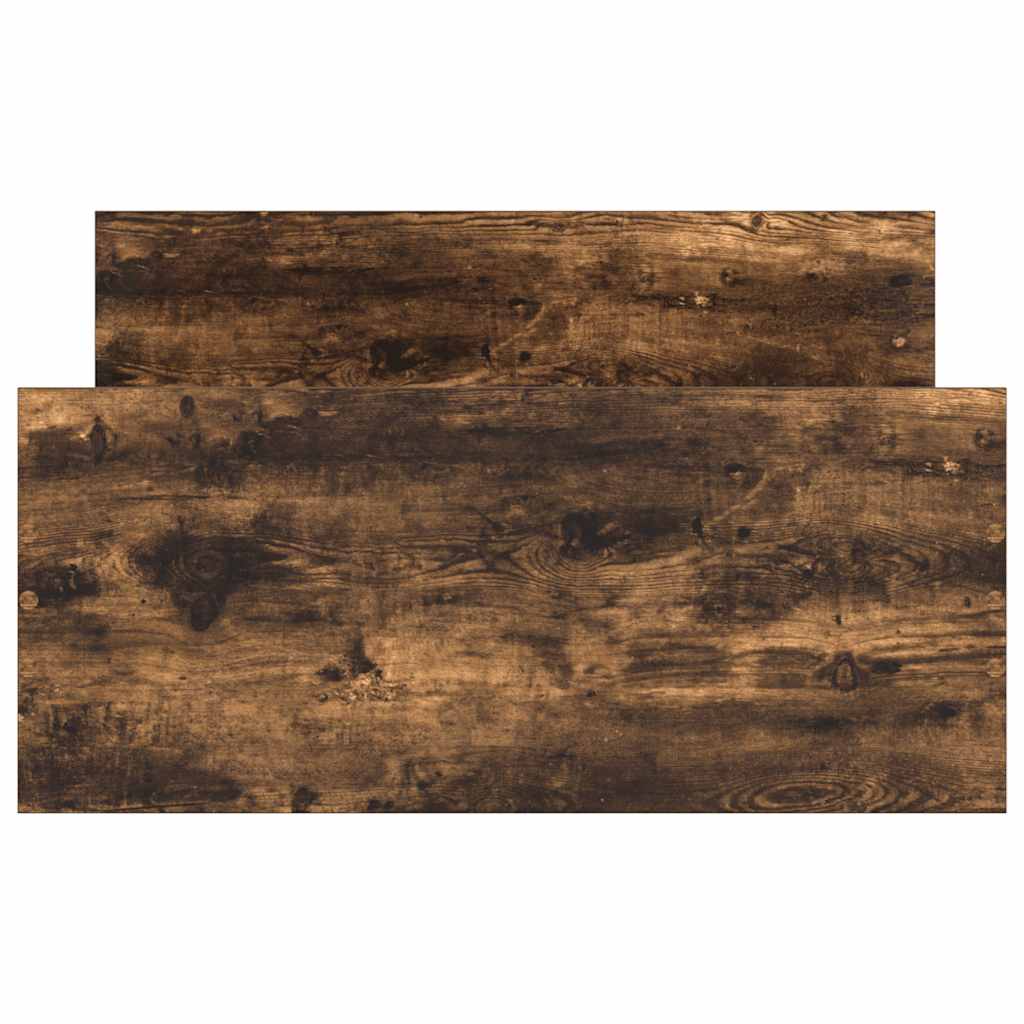 Cadre de lit sans matelas chêne fumé 100x200 cm bois ingénierie - XIOS