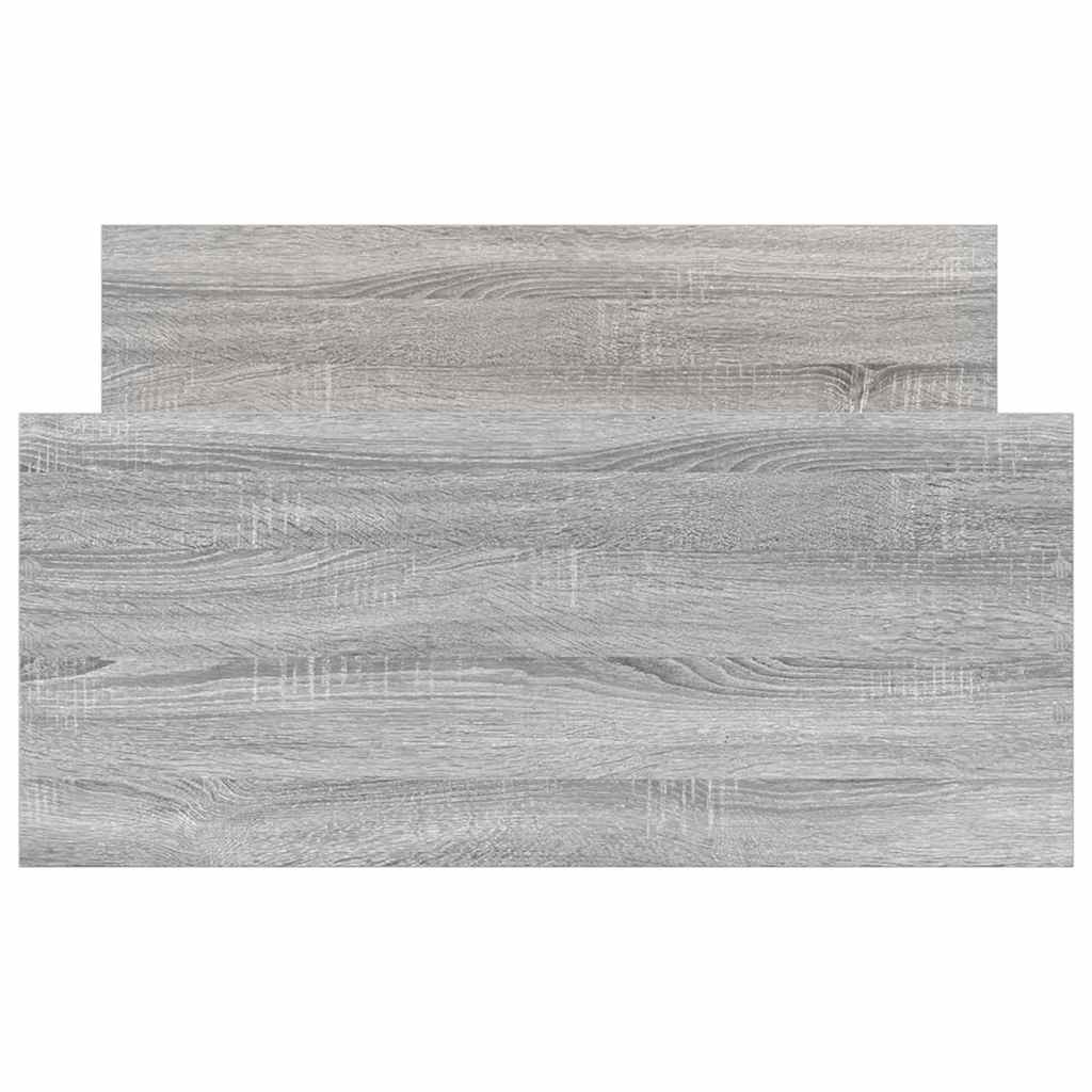 Cadre de lit sans matelas sonoma gris 100x200 cm - XIOS