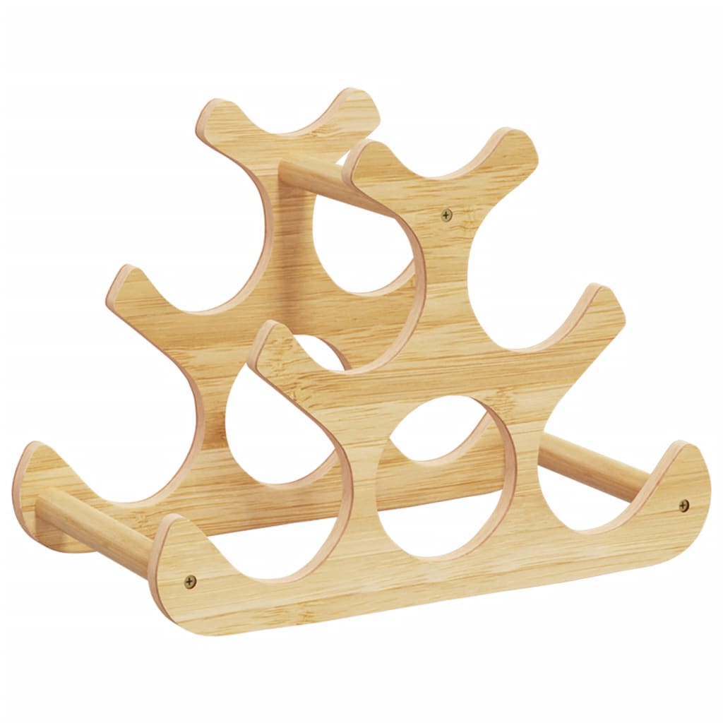 Casier à vin pour 6 bouteilles 35x18x25,5 cm bambou - XIOS