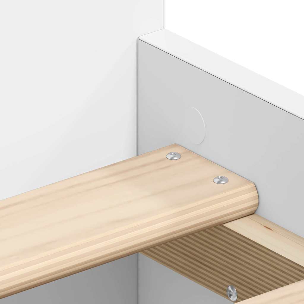 Cadre de lit sans matelas blanc 90x190 cm - XIOS