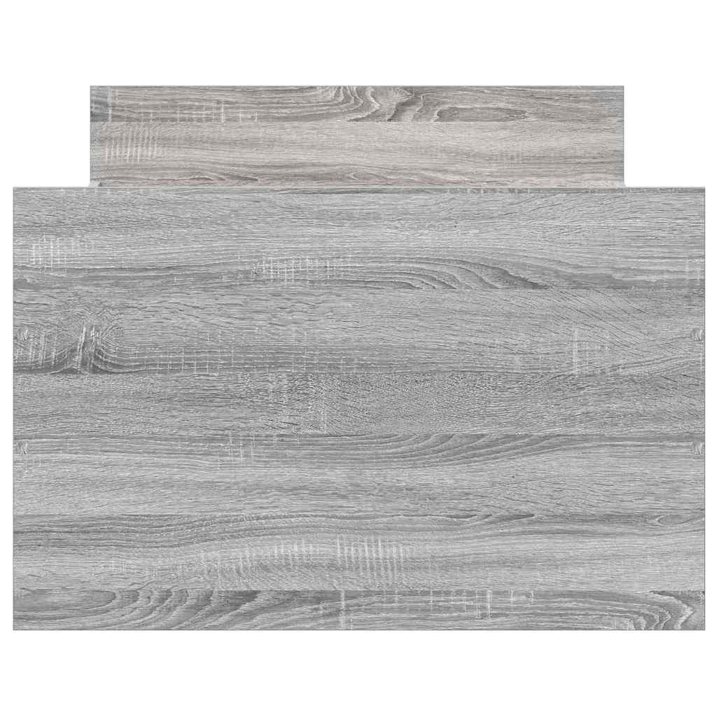 Cadre de lit sans matelas sonoma gris 90x190 cm - XIOS