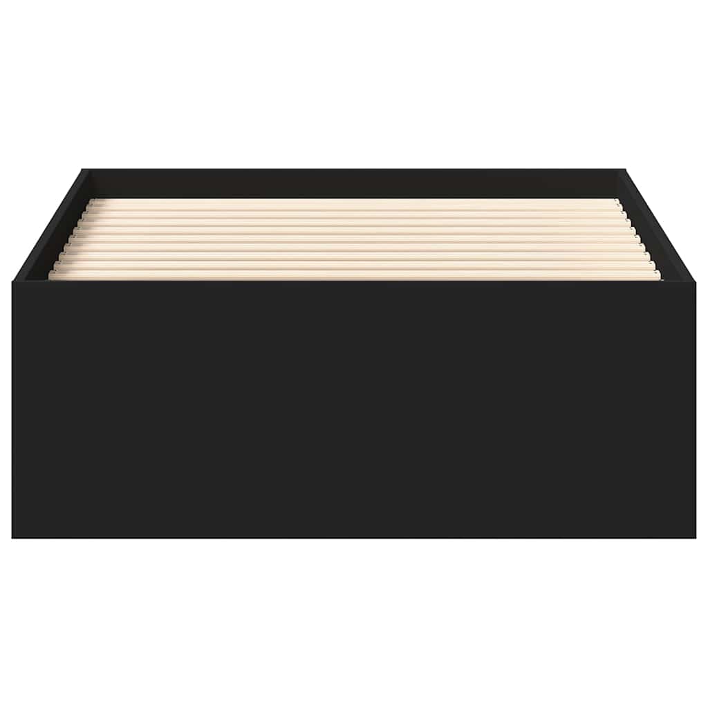 Cadre de lit sans matelas noir 90x200 cm - XIOS