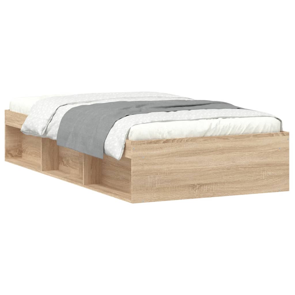 Cadre de lit sans matelas chêne sonoma 90x200 cm - XIOS