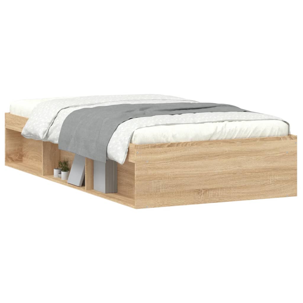 Cadre de lit sans matelas chêne sonoma 90x200 cm - XIOS