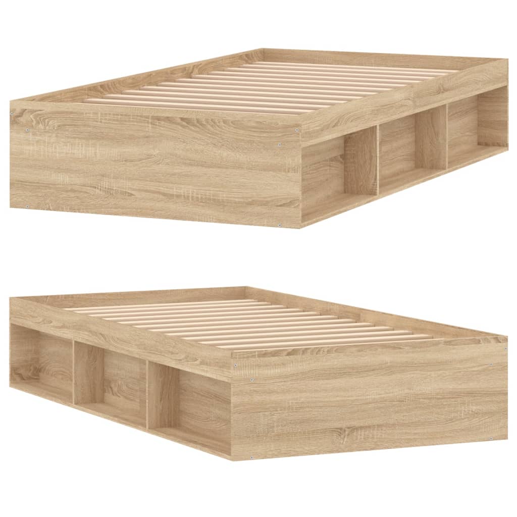 Cadre de lit sans matelas chêne sonoma 90x200 cm - XIOS