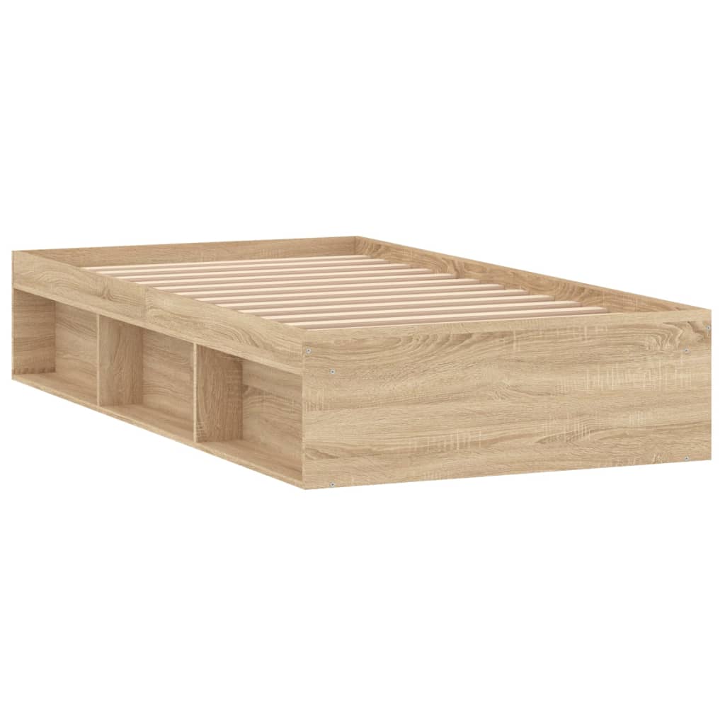 Cadre de lit sans matelas chêne sonoma 90x200 cm - XIOS