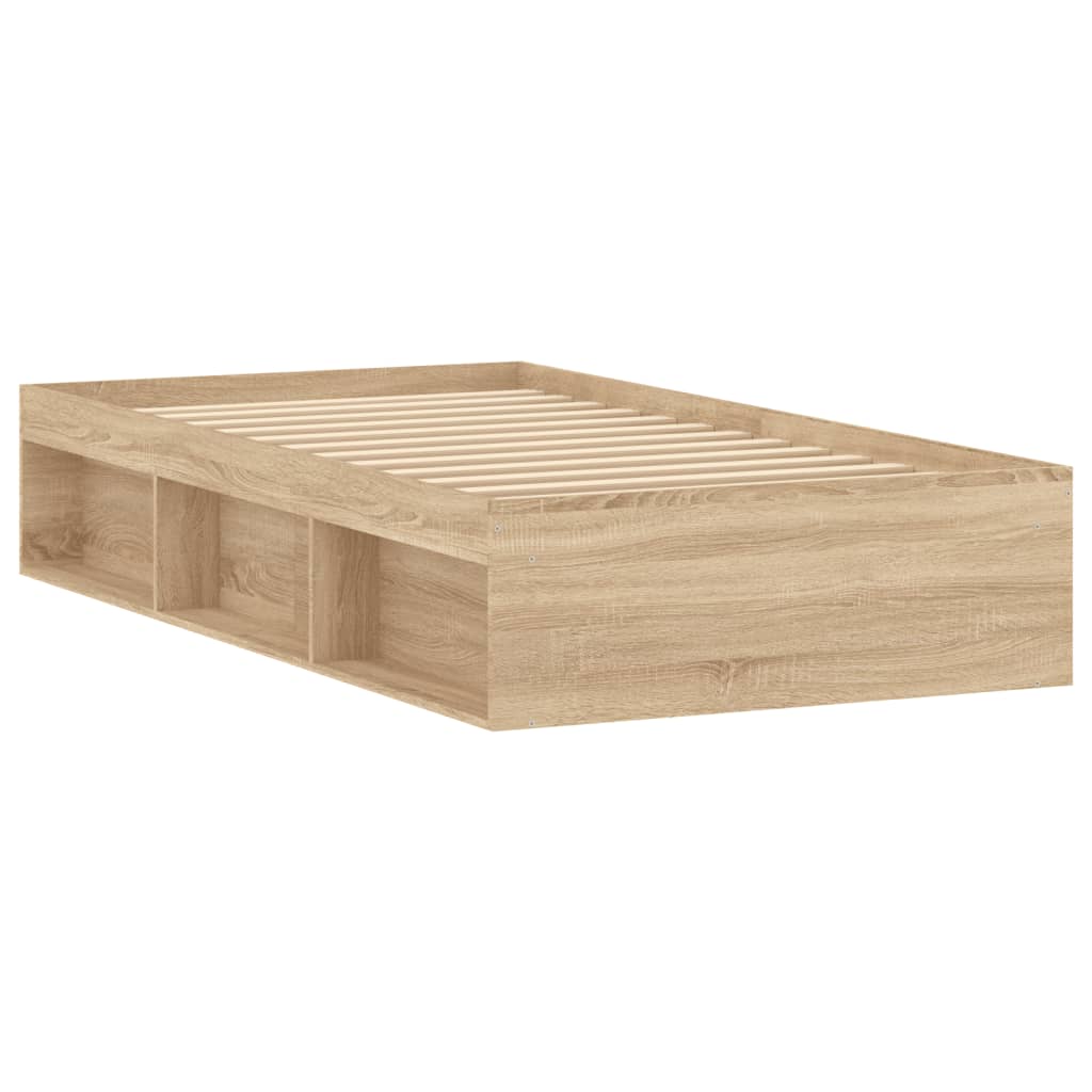 Cadre de lit sans matelas chêne sonoma 90x200 cm - XIOS