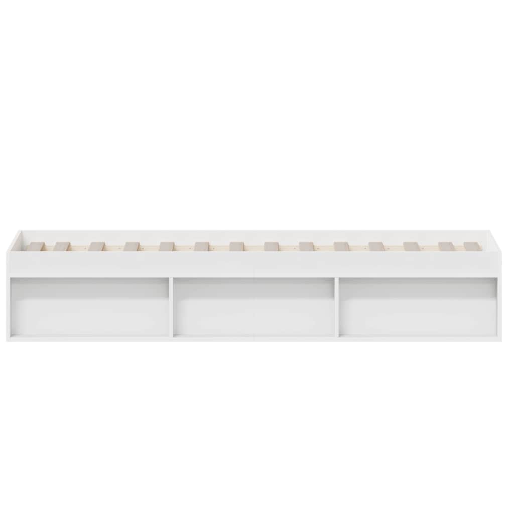 Cadre de lit sans matelas blanc 100x200 cm - XIOS