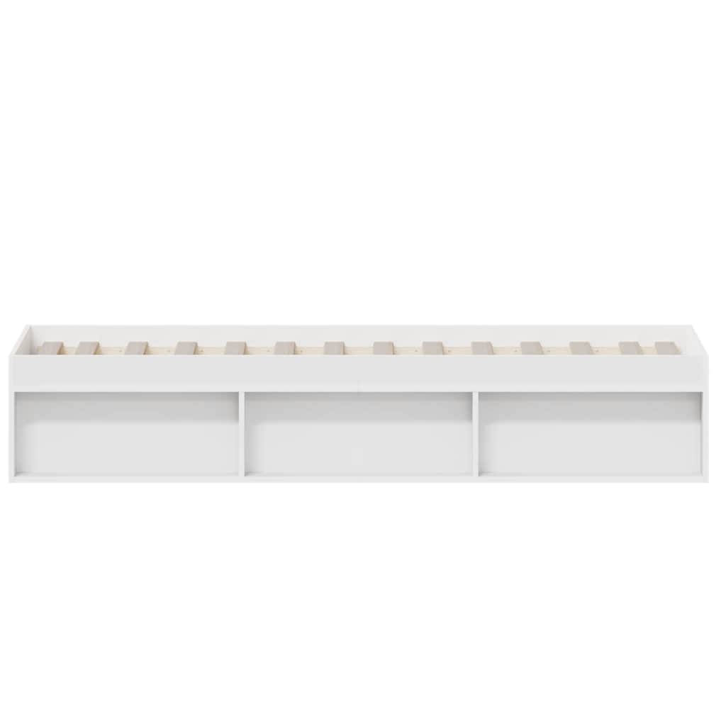 Cadre de lit sans matelas blanc 90x190 cm - XIOS