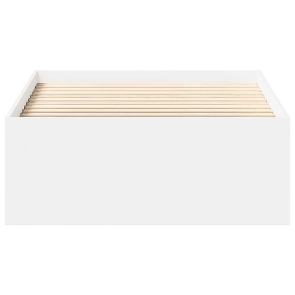 Cadre de lit sans matelas blanc 75x190 cm - XIOS